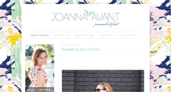 Desktop Screenshot of joannaavant.com