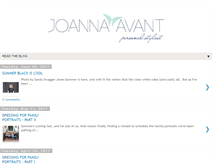 Tablet Screenshot of joannaavant.com